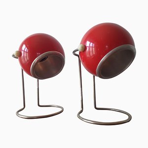 Mid-Century Table Lamps, 1970s, Set of 2-TZ-885914