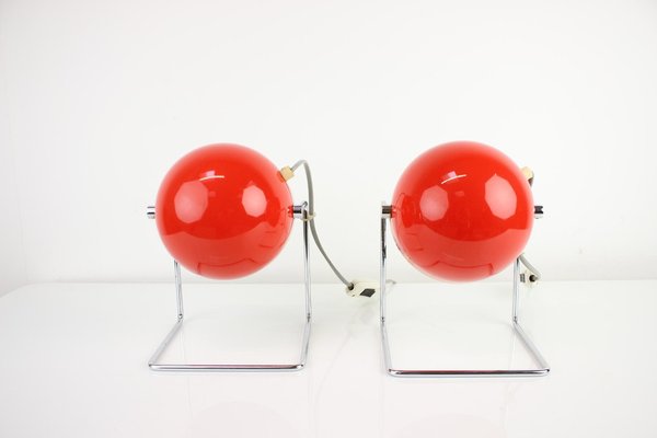 Mid-Century Table Lamps attributed to Josef Hurka for Napako, 1960s, Set of 2-TZ-1418973