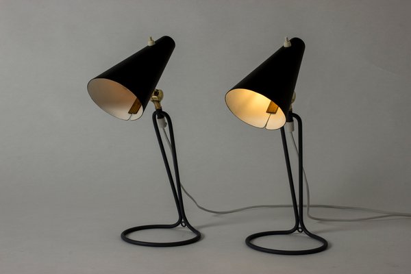 Mid-Century Table Lamps by Bertil Brisborg for Nordiska Kompaniet, Set of 2-NL-819919