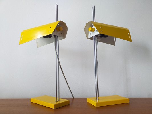 Mid-Century Table Lamps by Josef Hurka for Lidokov, 1970s, Set of 2-TZ-933430