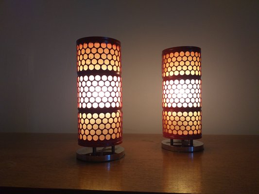 Mid-Century Table Lamps by Josef Hurka for Napako, 1960s, Set of 2-TZ-556354