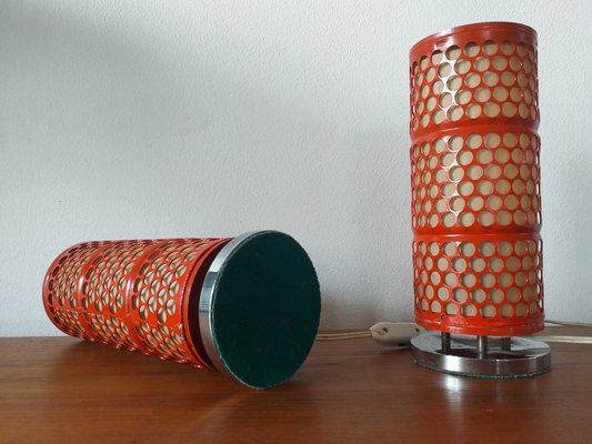 Mid-Century Table Lamps by Josef Hurka for Napako, 1960s, Set of 2-TZ-556354