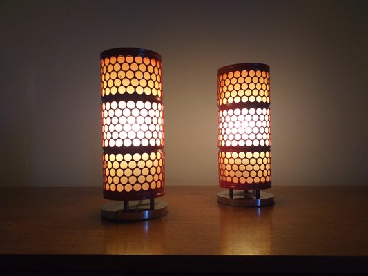 Mid-Century Table Lamps by Josef Hurka for Napako, 1960s, Set of 2-TZ-556354