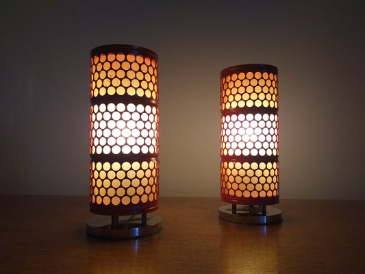 Mid-Century Table Lamps by Josef Hurka for Napako, 1960s, Set of 2-TZ-556354