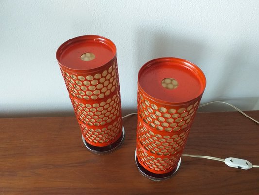 Mid-Century Table Lamps by Josef Hurka for Napako, 1960s, Set of 2-TZ-556354