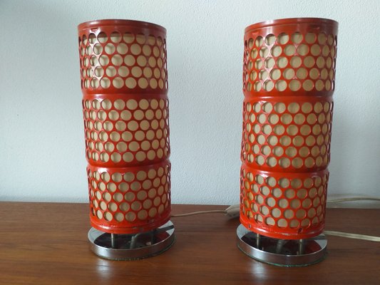 Mid-Century Table Lamps by Josef Hurka for Napako, 1960s, Set of 2-TZ-556354