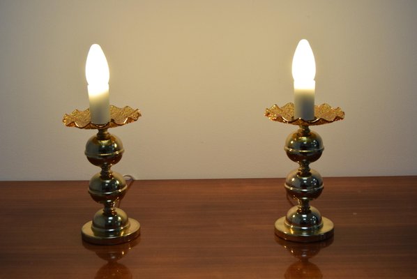 Mid-Century Table Lamps by Kamenicky Senov, 1960s, Set of 2-TZ-909989