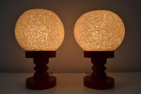 Mid-Century Table Lamps by Pokrok Zilina, 1960s, Set of 2-TZ-1256627