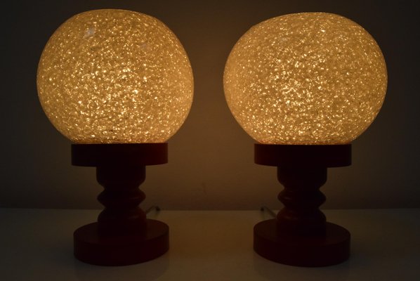 Mid-Century Table Lamps by Pokrok Zilina, 1960s, Set of 2-TZ-1256627