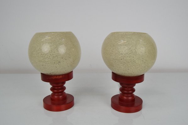 Mid-Century Table Lamps by Pokrok Zilina, 1960s, Set of 2-TZ-1256627