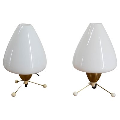 Mid-Century Table Lamps, Czechoslovakia, 1960s, Set of 2-TZ-1157455