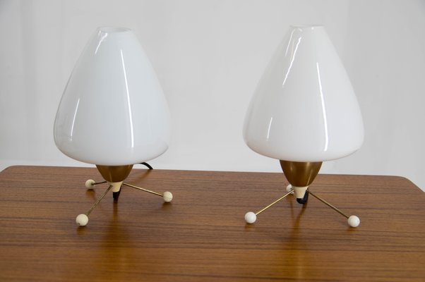 Mid-Century Table Lamps, Czechoslovakia, 1960s, Set of 2-TZ-1157455