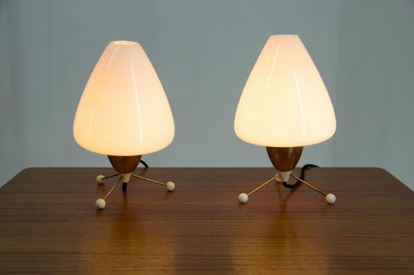 Mid-Century Table Lamps, Czechoslovakia, 1960s, Set of 2-TZ-1157455