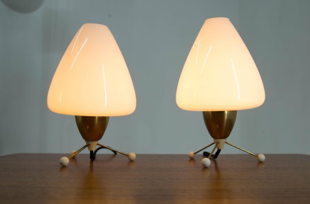 Mid-Century Table Lamps, Czechoslovakia, 1960s, Set of 2-TZ-1157455