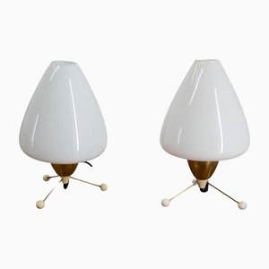 Mid-Century Table Lamps, Czechoslovakia, 1960s, Set of 2-TZ-1157455