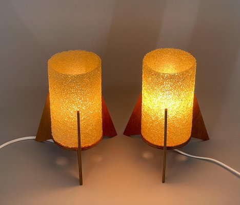 Mid-Century Table Lamps Rockets from Pokrok Žilina, 1970s, Set of 2-TZ-1816971