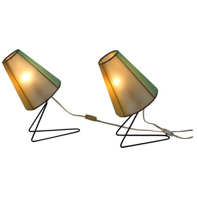 Mid-Century Table or Bedside Lamps, 1960s, Set of 2-TZ-707204