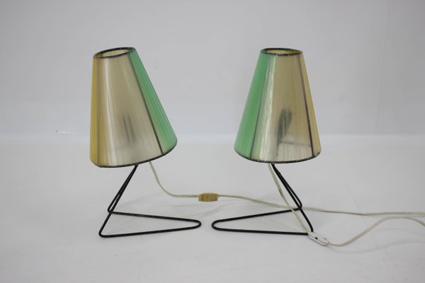 Mid-Century Table or Bedside Lamps, 1960s, Set of 2-TZ-707204