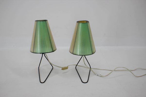 Mid-Century Table or Bedside Lamps, 1960s, Set of 2-TZ-707204