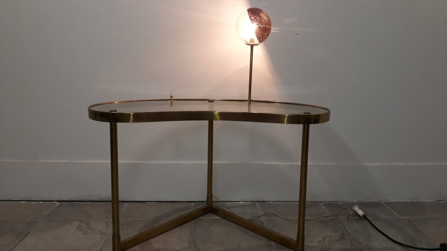 Mid-Century Table with Built-in Light