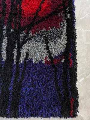 Mid-Century Tapestry Rya Wool Rug, 1960s-BLG-2042185