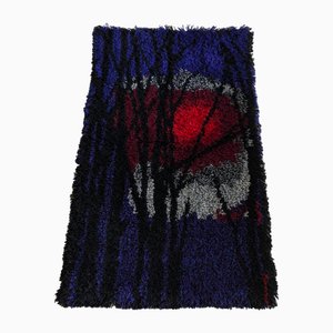 Mid-Century Tapestry Rya Wool Rug, 1960s-BLG-2042185