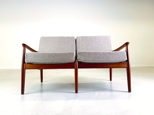 Mid-Century Teak 2-Seater Sofa by Svend Åge Madsen for Glostrup, 1960s-QDV-2032268