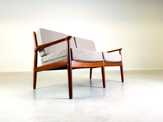 Mid-Century Teak 2-Seater Sofa by Svend Åge Madsen for Glostrup, 1960s-QDV-2032268