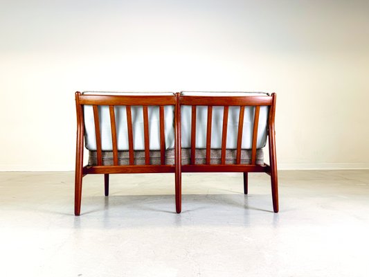 Mid-Century Teak 2-Seater Sofa by Svend Åge Madsen for Glostrup, 1960s-QDV-2032268