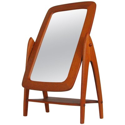 Mid-Century Teak Adjustable Table Vanity Mirror, Sweden, 1960s-OE-1165861