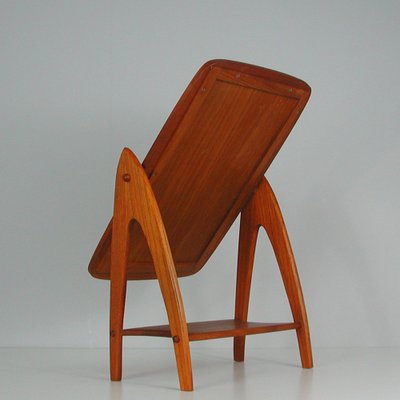 Mid-Century Teak Adjustable Table Vanity Mirror, Sweden, 1960s-OE-1165861