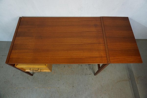 Mid-Century Teak and Ash Wood Desk-GPQ-1349495