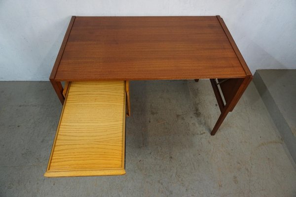 Mid-Century Teak and Ash Wood Desk-GPQ-1349495