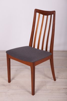 Mid-Century Teak and Fabric Dining Chairs by Leslie Dandy for G-Plan, 1960s, Set of 6-NIT-1152750