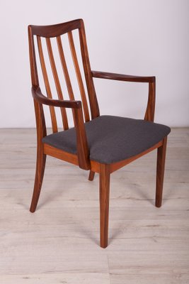 Mid-Century Teak and Fabric Dining Chairs by Leslie Dandy for G-Plan, 1960s, Set of 6-NIT-1152750