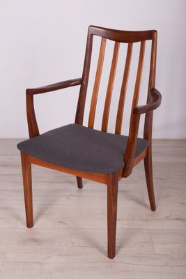 Mid-Century Teak and Fabric Dining Chairs by Leslie Dandy for G-Plan, 1960s, Set of 6-NIT-1152750