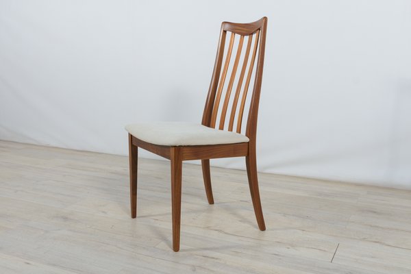 Mid-Century Teak and Fabric Dining Chairs by Leslie Dandy for G-Plan, 1960s, Set of 8-NIT-1370742