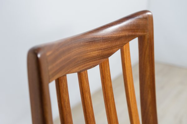 Mid-Century Teak and Fabric Dining Chairs by Leslie Dandy for G-Plan, 1960s, Set of 8-NIT-1370742