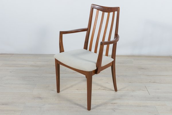 Mid-Century Teak and Fabric Dining Chairs by Leslie Dandy for G-Plan, 1960s, Set of 8-NIT-1370742