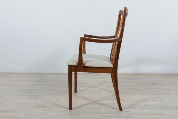 Mid-Century Teak and Fabric Dining Chairs by Leslie Dandy for G-Plan, 1960s, Set of 8-NIT-1370742