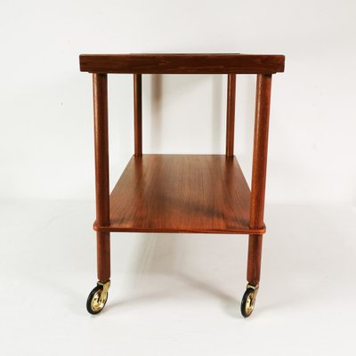 Mid-Century Teak Bar Table Denmark, 1960s-ZTG-1789104