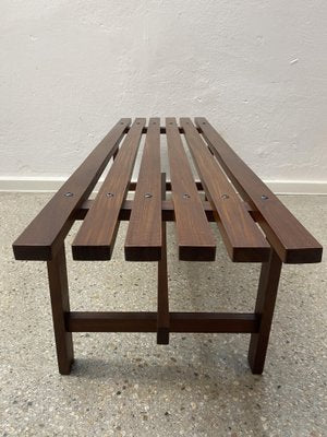 Mid-Century Teak Bench by Ezio Longhi for Elam, Italy, 1950s-CZ-2017379