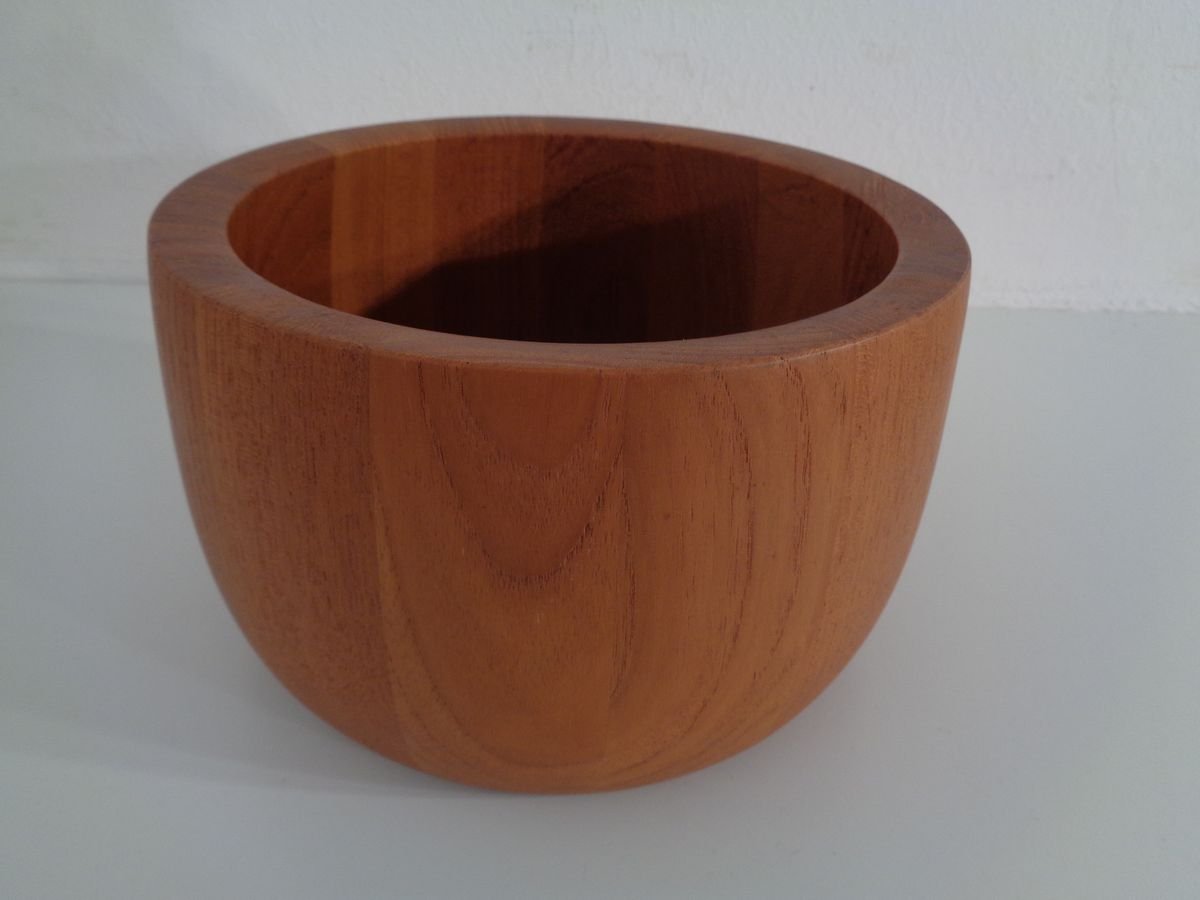 Mid-Century Teak Bowl by Richard Nissen for Nissen, 1960s