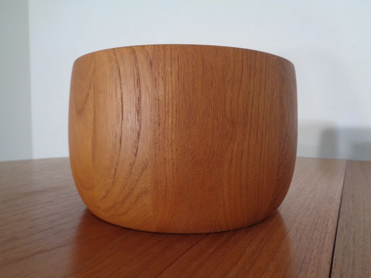 Mid-Century Teak Bowl by Richard Nissen for Nissen, 1960s