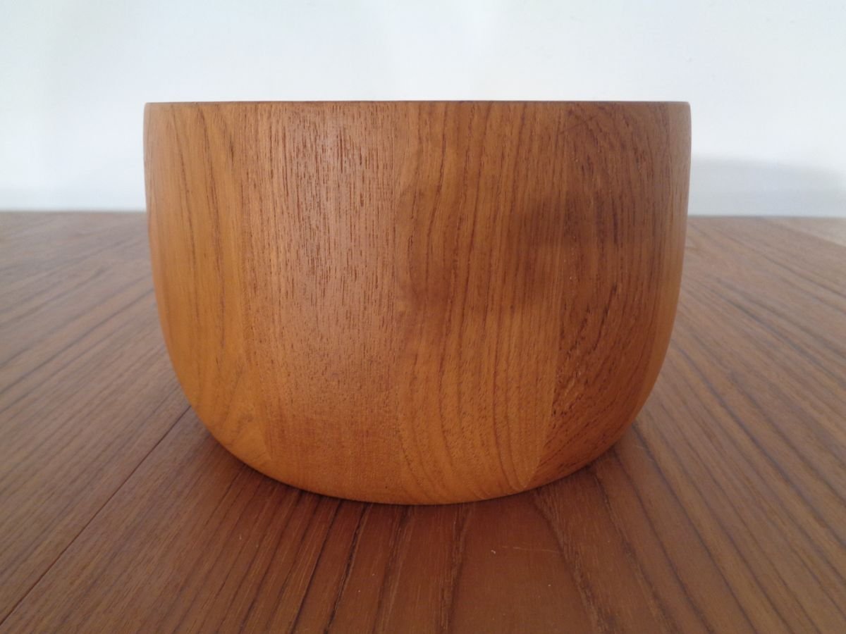 Mid-Century Teak Bowl by Richard Nissen for Nissen, 1960s