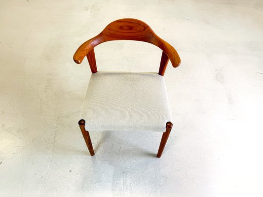 Mid-Century Teak Bullhorn Chair by Harry Østergaard for Randers Møbelfabrik, 1960s-QDV-2032256