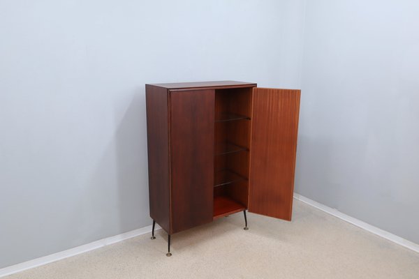 Mid-Century Teak Cabinet Bar, 1950s-ZQ-1805161