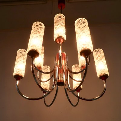 Mid-Century Teak Chandelier, 1960s-XH-786533