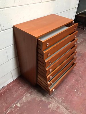 Mid-Century Teak Chest of Drawers, 1960s-OXJ-716901