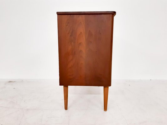 Mid-Century Teak Chest of Drawers, the Netherlands, 1950s-ZO-697543